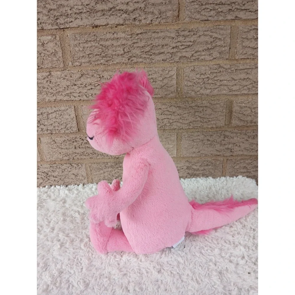 Jellycat Alice Axolotl Stuffed Plush 14in Bright Pink